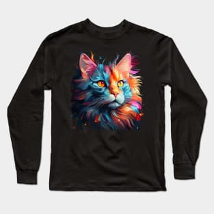 Turkish Angora Rainbow Long Sleeve T-Shirt